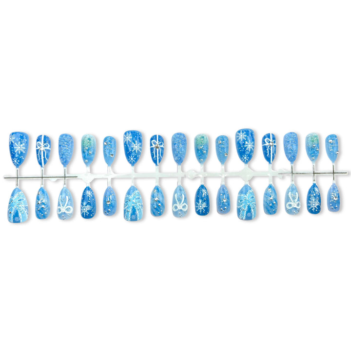 Elegant Decorative Press-On Nail Set
