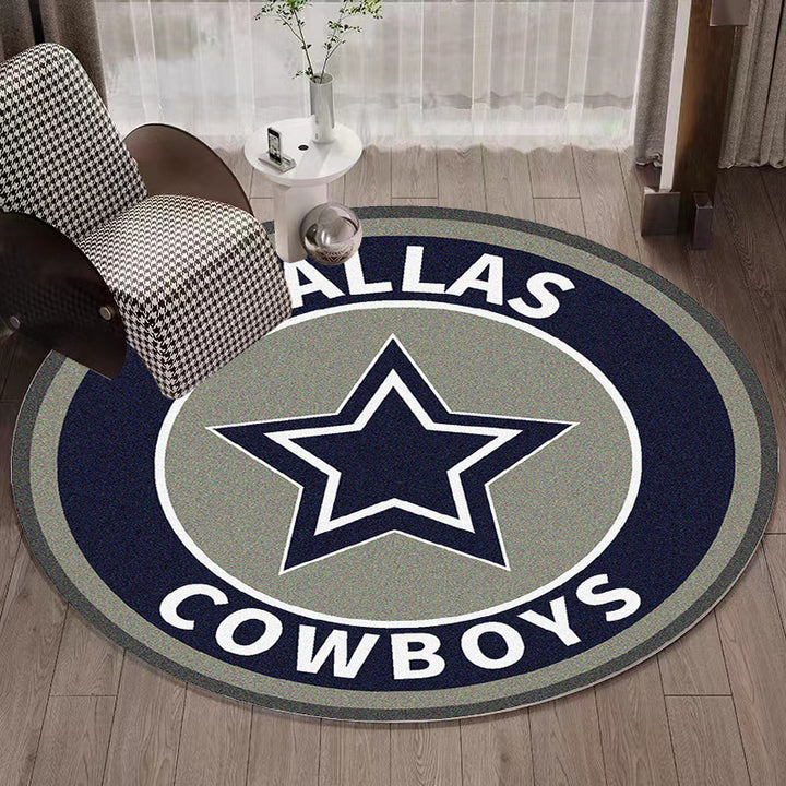 Round Logo Area Rug Stornfield