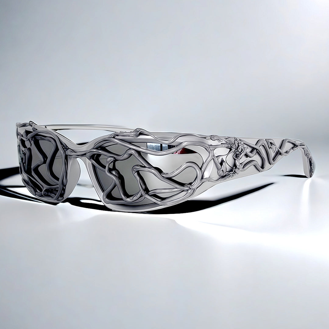 Women's Sporty Sunglasses with Innovative, Textured Frame Stornfield