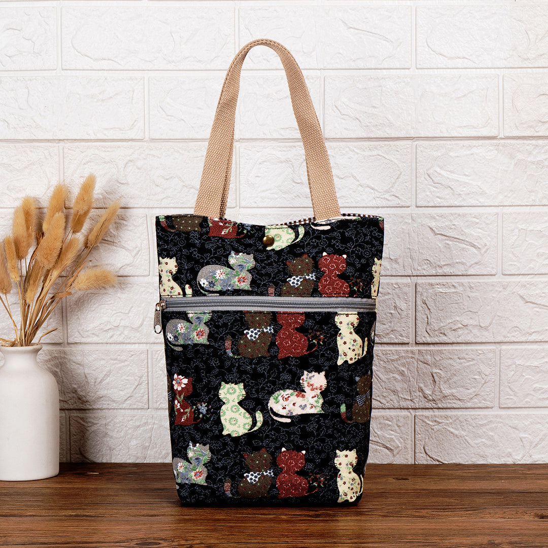 Cat Print Insulated Lunch Bag Stornfield