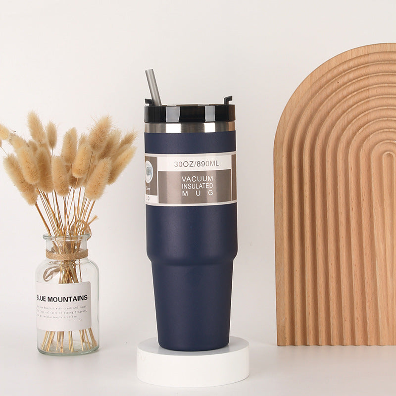 Unisex Insulated Drinking Cup with Integrated Straw Stornfield