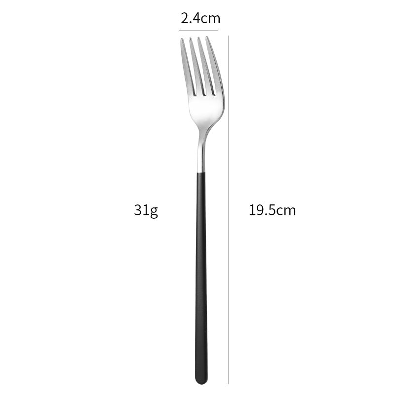 Elegant stainless steel dining fork with ergonomic handle Stornfield