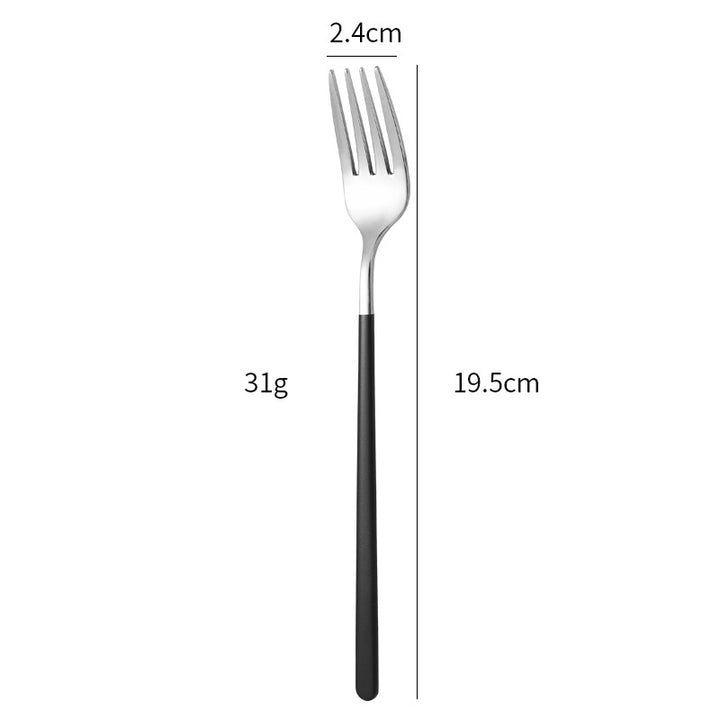 Elegant stainless steel dining fork with ergonomic handle Stornfield