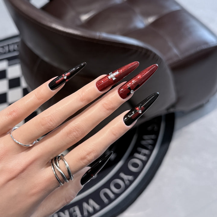 Glamorous Stiletto Press-On Nail Set Stornfield