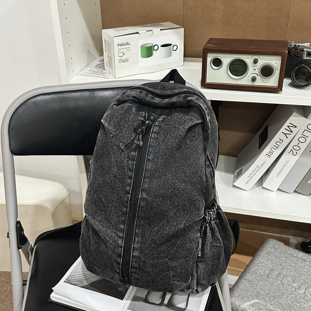 Casual Denim Travel Backpack Stornfield