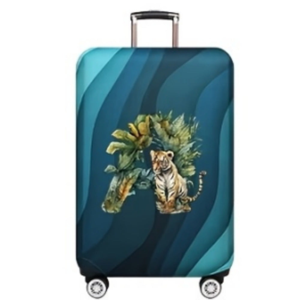 Women's hard-shell suitcase with stylish tiger design Stornfield