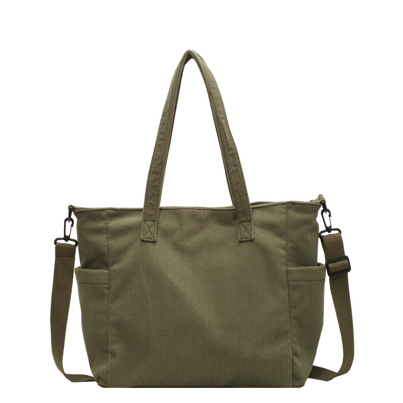 Textured Multi-Pocket Travel Tote Stornfield