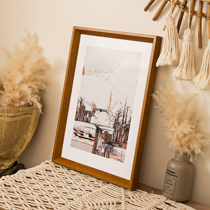 Vintage-Inspired Wooden Art Frame