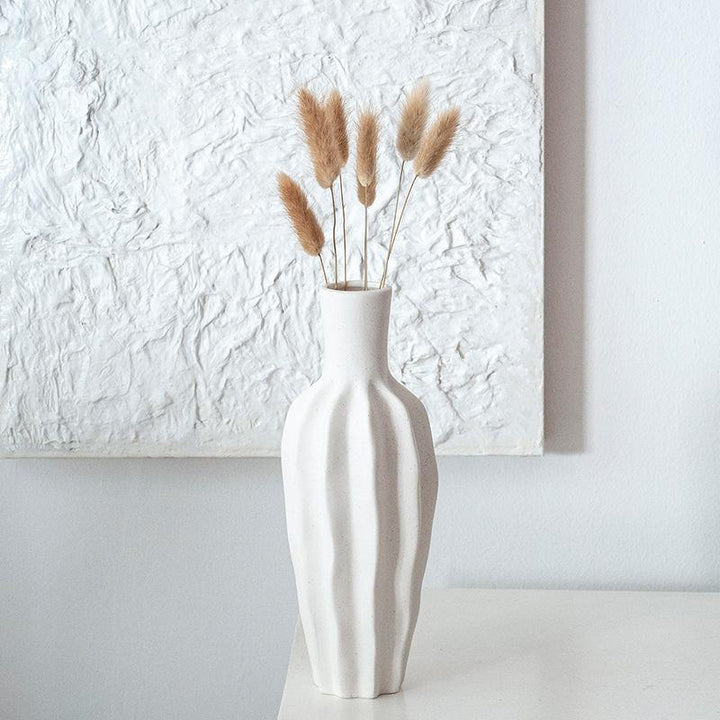 Textured Ceramic Decorative Vase