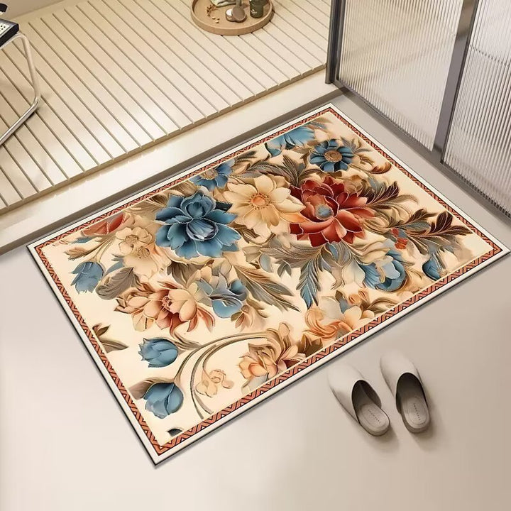 Artistic Floral Area Rug