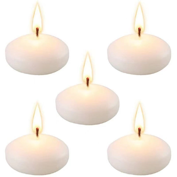 Floating Round Tea Light Candle Set for Water Centerpieces