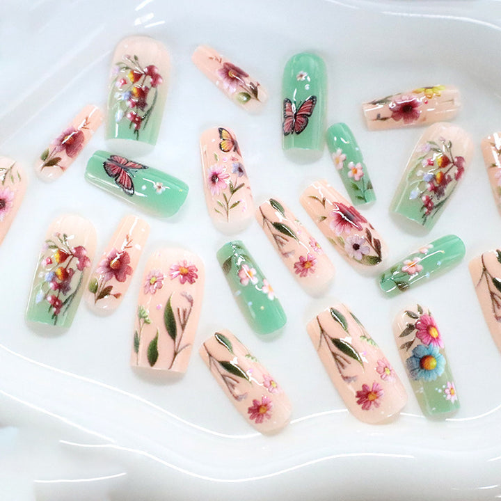 Floral Themed Nail Art Set Stornfield