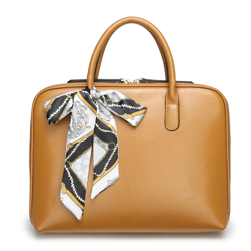 Elegant Handbag with Fashionable Scarf Stornfield