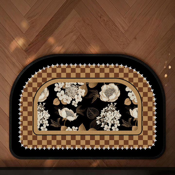 Non-Slip Geometric Pattern Kitchen Mat