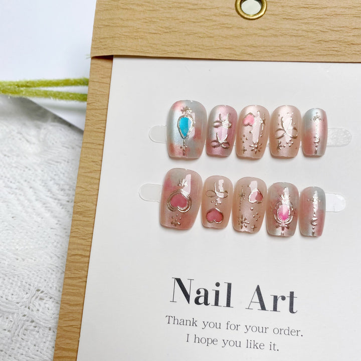 Artfully Designed Press-On Nail Set 1790745710