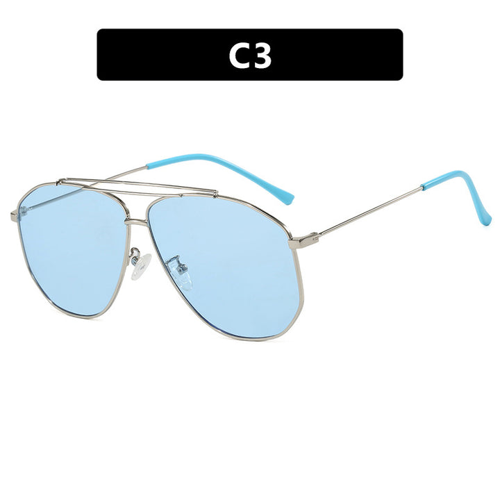 Women's creative pilot sunglasses with striking frame Stornfield