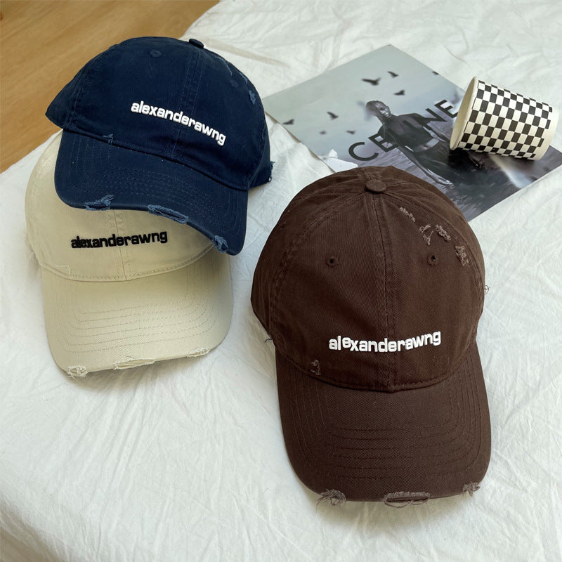 Unisex Distressed Cotton Baseball Cap Stornfield