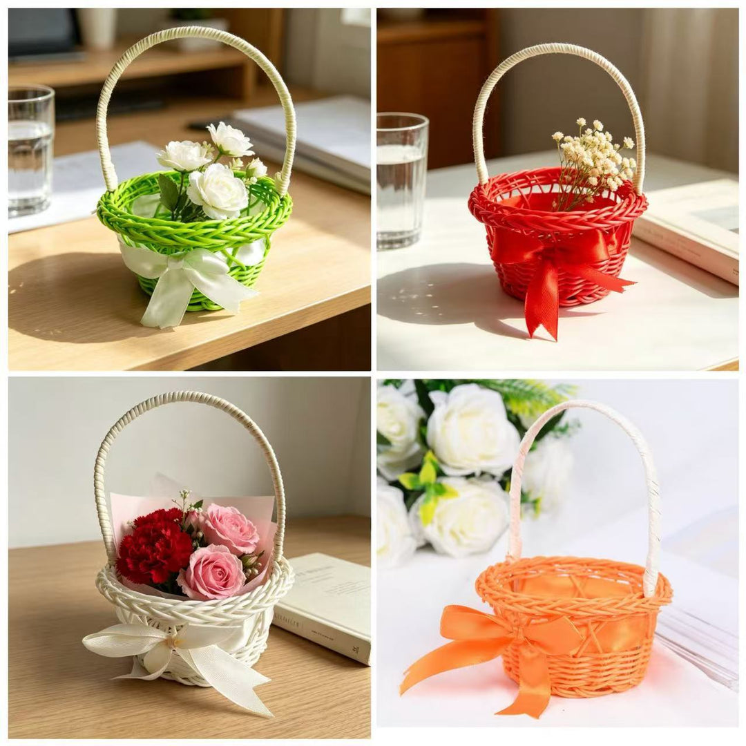 Decorative Handwoven Gift Basket Stornfield