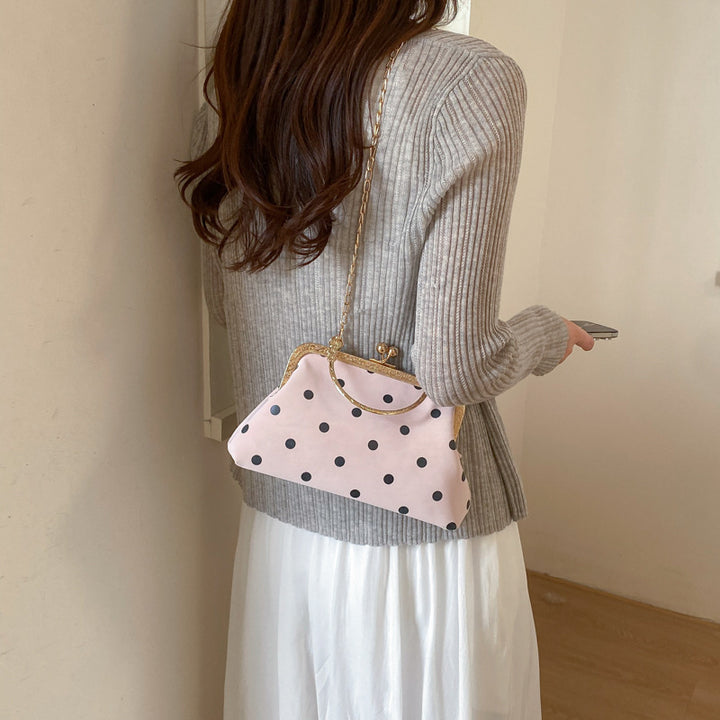 WoVintage Elegant Polka Dot Evening Clutch Stornfield