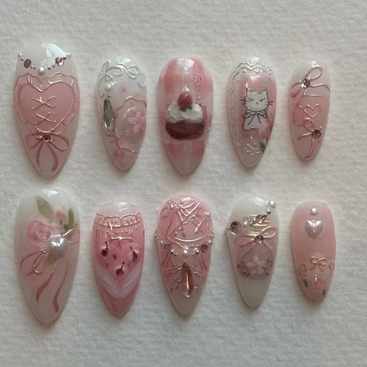 Thematic Artisan Press-On Nail Set Stornfield