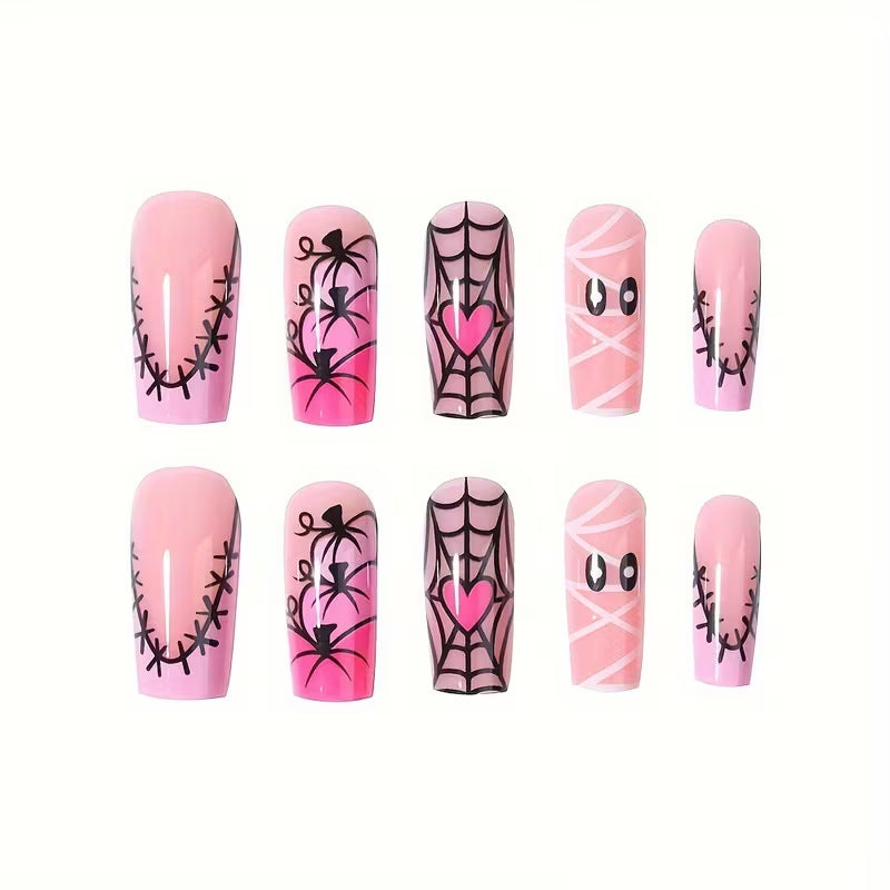 Halloween-Themed Art Nail Set Stornfield