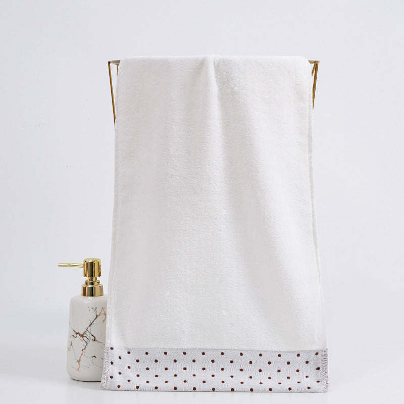 Terry Towel With Stylish Polka Dot Design Stornfield