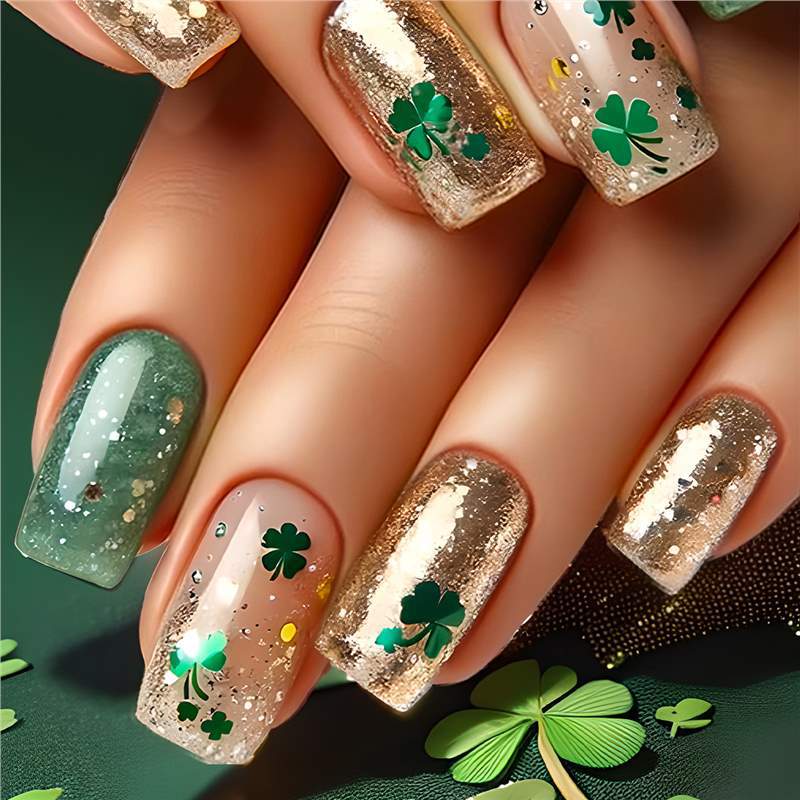 Glamorous Festive Press-On Nail Set Stornfield