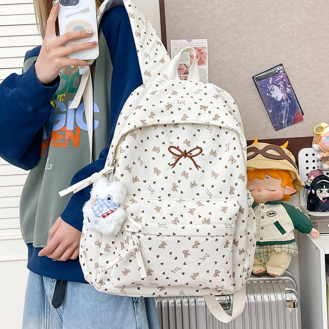 Floral-Patterned Travel Backpack Stornfield