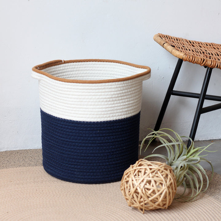 Handcrafted storage basket in modern design Stornfield