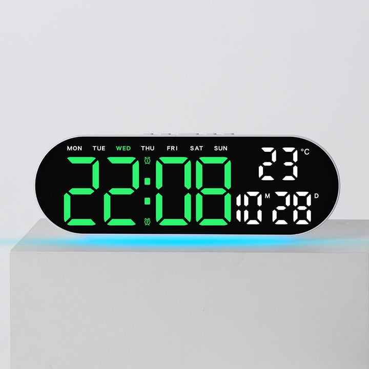 Digital alarm clock with multifunctional LED display and integrated thermometer function Stornfield