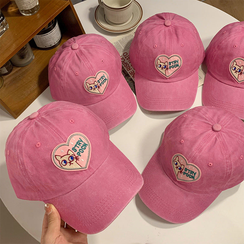 Women's Casual Embroidered Cat Cap Stornfield