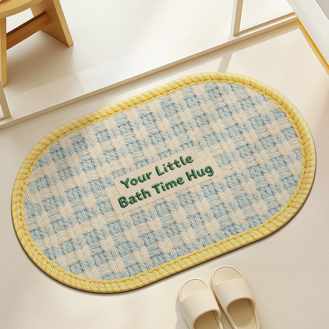 Soft Braided Bathroom Rug