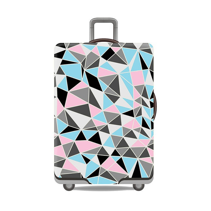 Women's Hard Shell Suitcase with Modern Geometric Design Stornfield