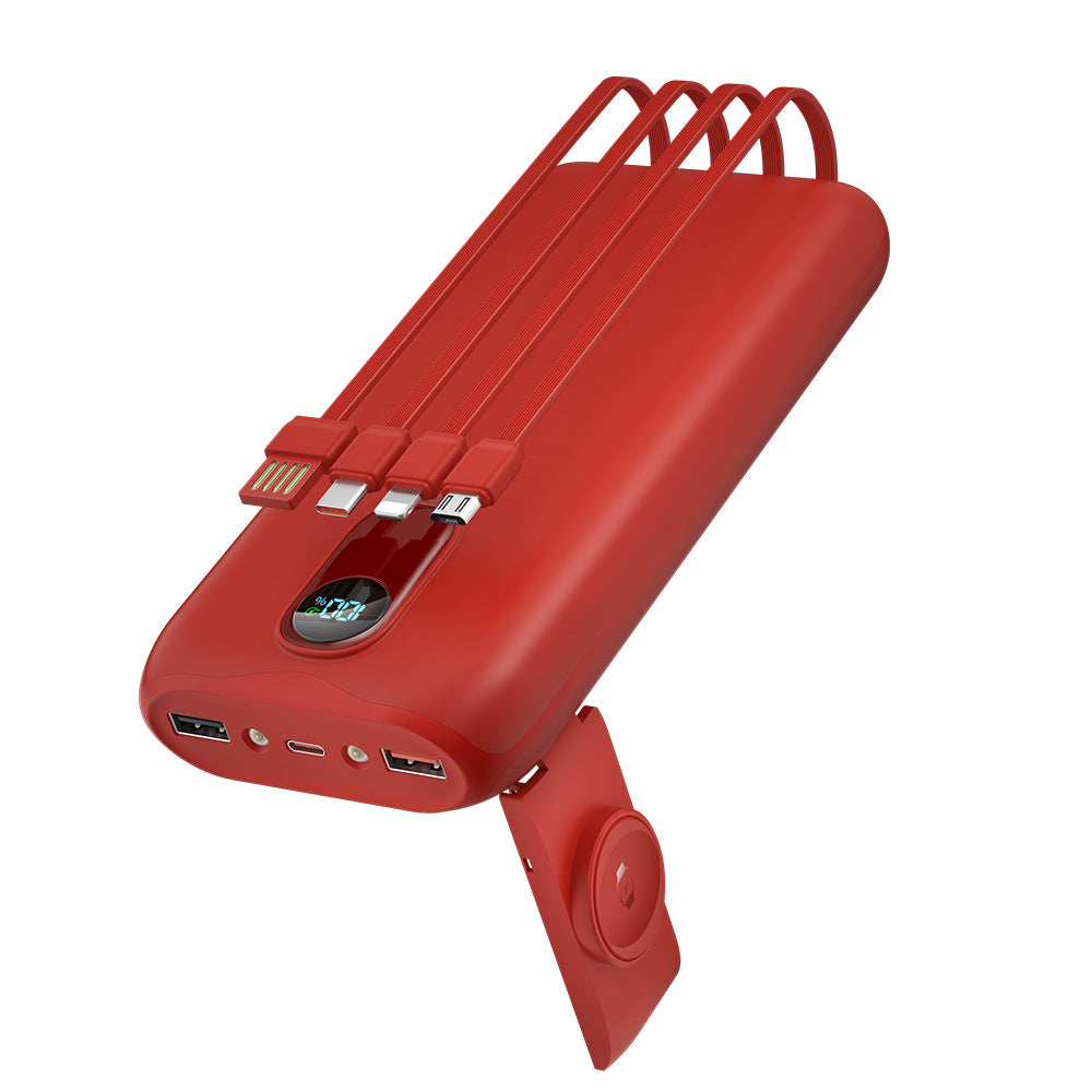 Portable power bank with fast inductive charging and multiple USB ports Stornfield