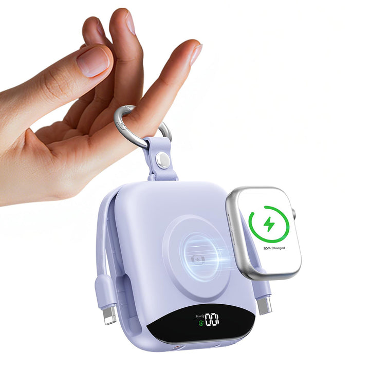 Portable Wireless Charger with Integrated Power Bank Stornfield