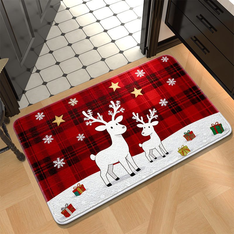 Festive Holiday Kitchen Mat Stornfield