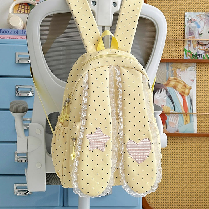 Cute Bunny-Ear Drawstring Backpack Stornfield