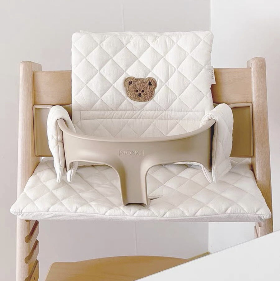 Quilted High Chair Seat Liner Cushion