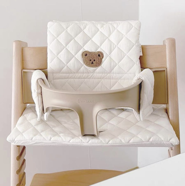 Quilted High Chair Seat Liner Cushion