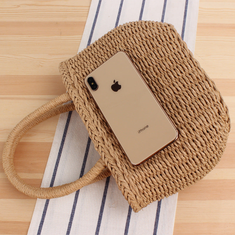 Braided Beach Bag In Modern Design Stornfield