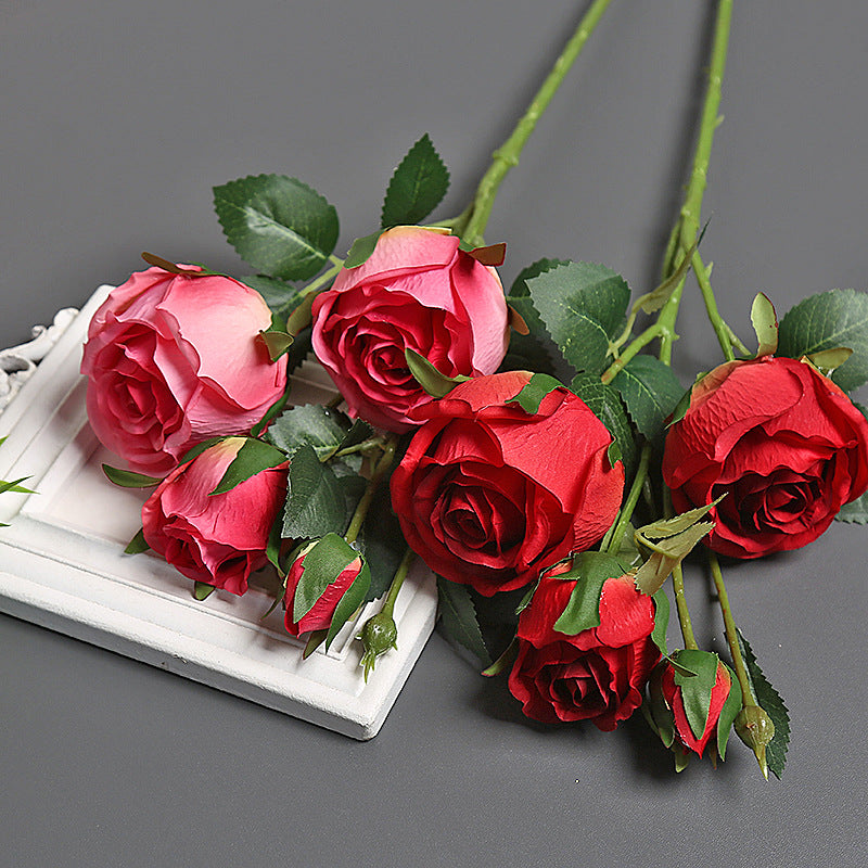 Realistic Artificial Rose Arrangement