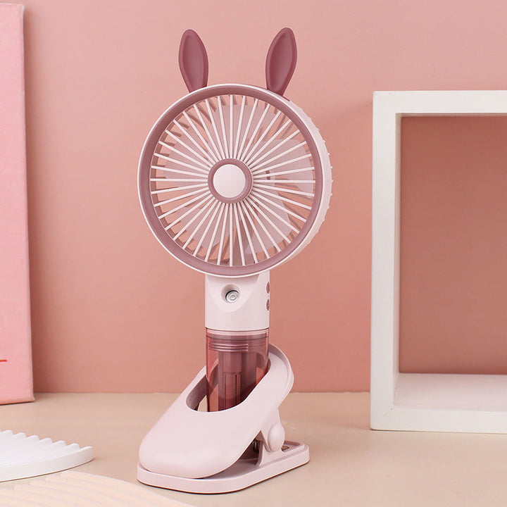 Women Portable Mini Fan with Spray Function Stornfield