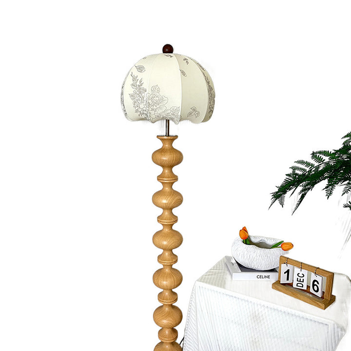 Elegant Floral Console Lamp