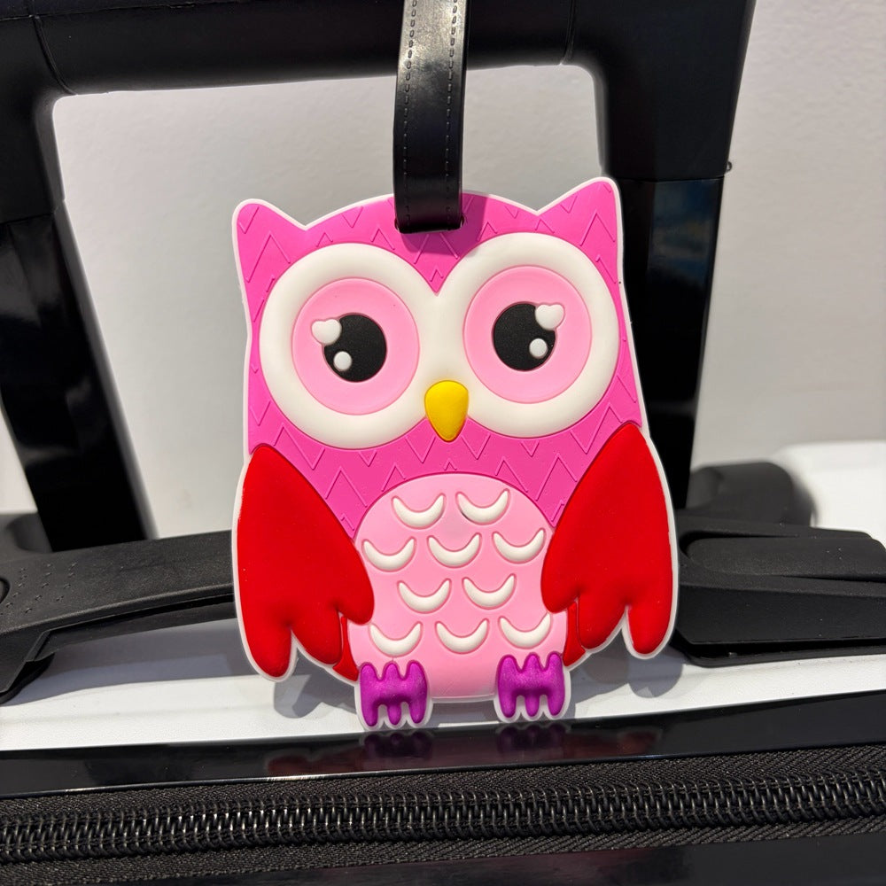 Owl-Themed Luggage Tag Stornfield