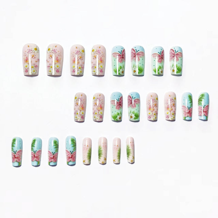 Creative Flower and Butterfly Art Nails Stornfield