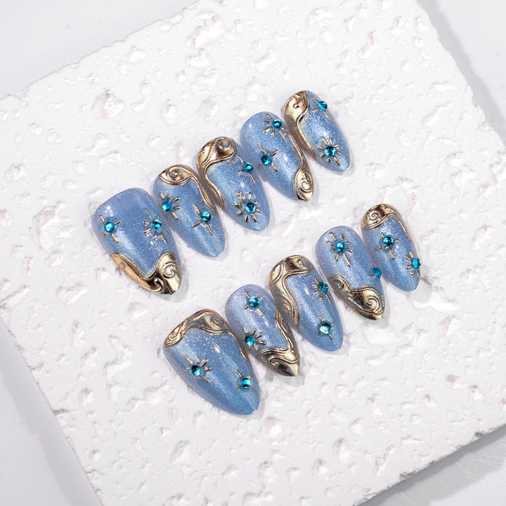 Elegant Press-On Nail Set Stornfield