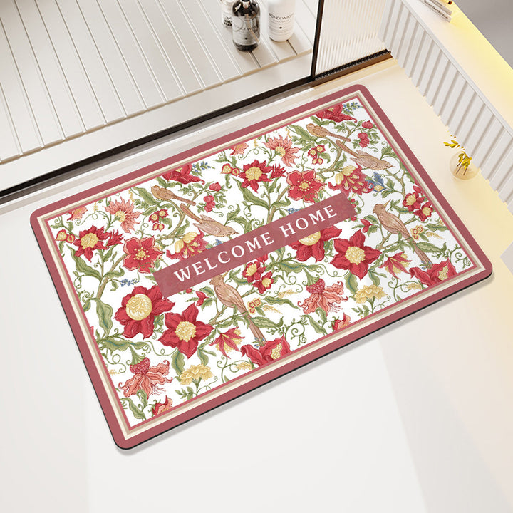 Geometric Pattern Decorative Floor Mat Stornfield