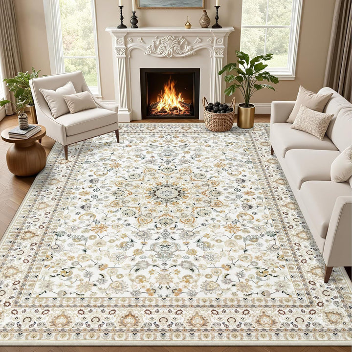 Vintage-Inspired Abstract Area Rug Stornfield