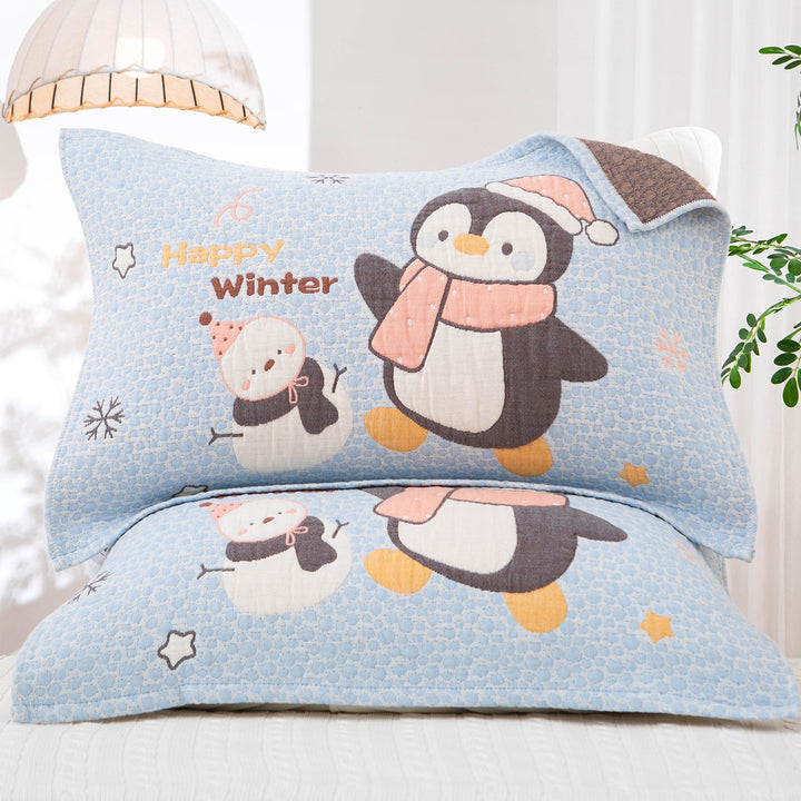 Women’s pillowcase with winter penguin motif Stornfield