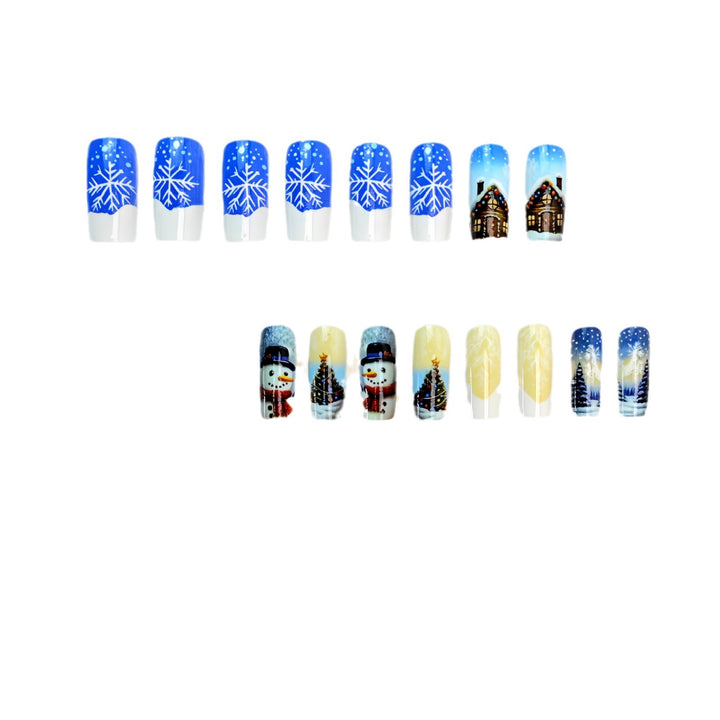 Festive Winter-Themed Nail Art Stornfield